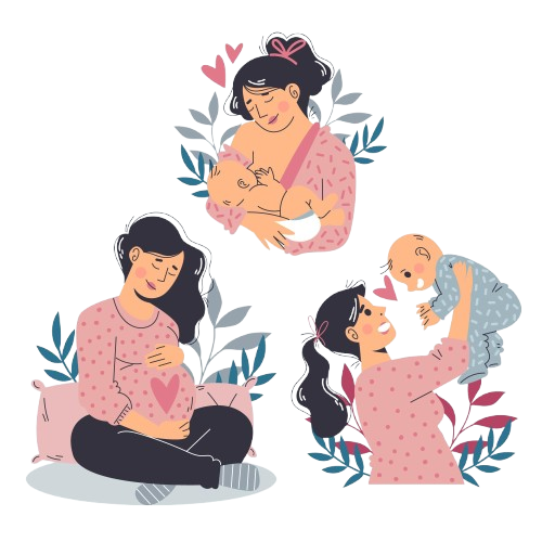 3 dessins de femmes