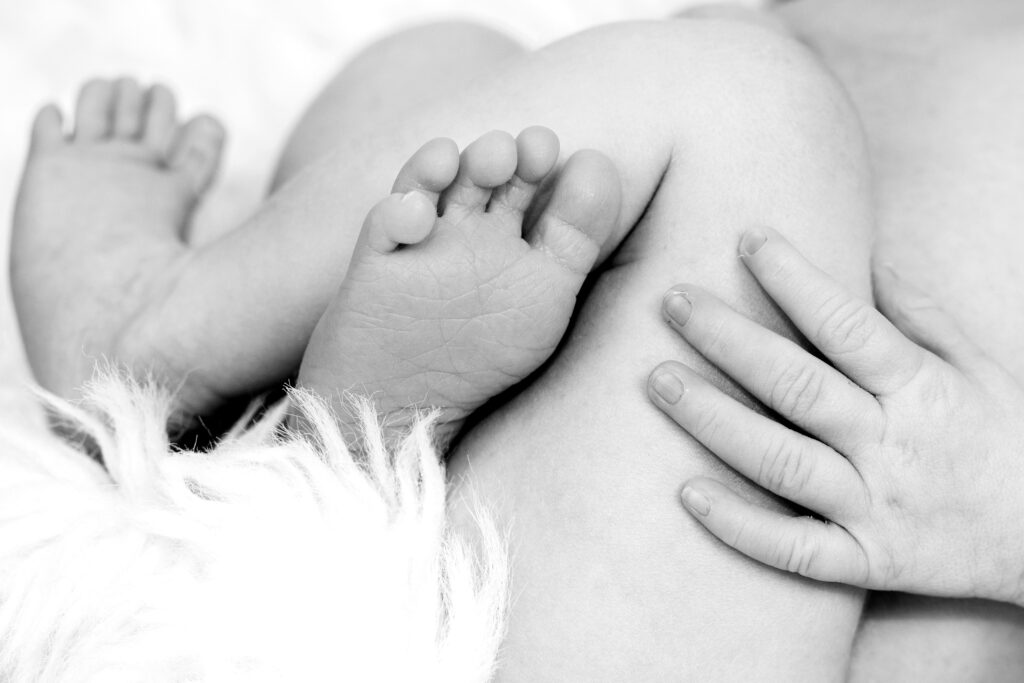image représentant la douceur de bébé